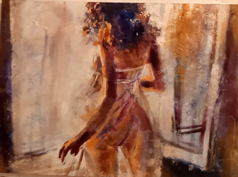 olio su tela anno 2021 cm 140x100