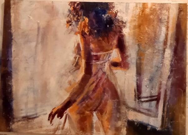 olio su tela anno 2021 cm 140x100